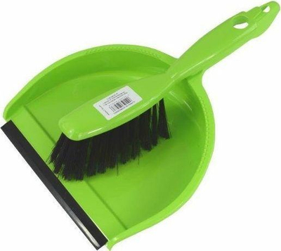 Set furçë + lopatë Oval Economic 6003, e gjelbër