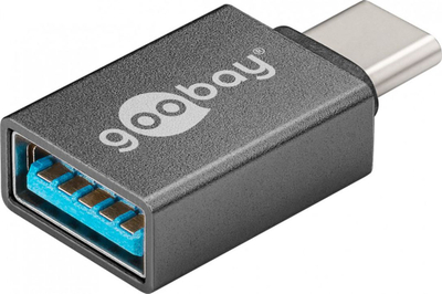 Adapter USB-C në USB-A Pro, USB 3.1, gri