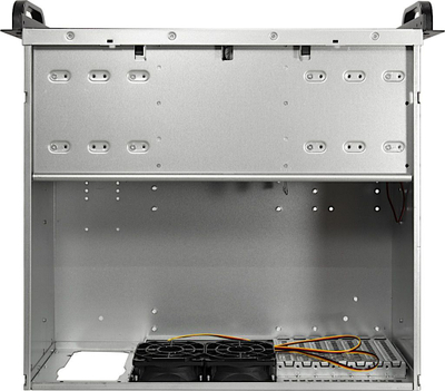 Kuti serveri rack Inter-Tech 4U 40240, format 4U, me ventilatorë, ngjyrë zezë-gri