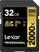 Kartë memorie Lexar Professional 2000x SDHC UHS-II, 32GB, 300MB/s, e zezë