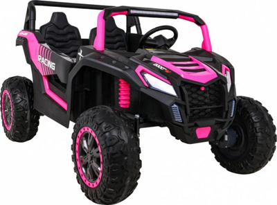 Makinë elektrike për fëmijë Buggy ATV, 24V, 2 ulëse, rozë