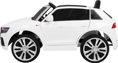 Makina elektrike për kalamaj Audi Q8 Lift, me telekomandë, rrota EVA, e bardhë