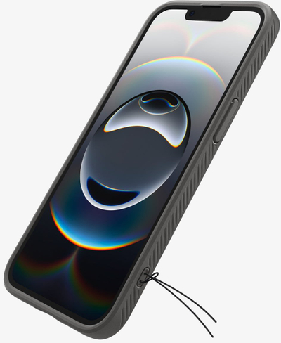 Футрола за телефон Spigen Liquid Air за iPhone 16e, воен стандард, сива