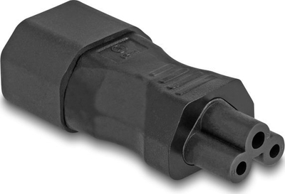 Adapter energjie DELOCK IEC 60320, C14 në C5, i zi