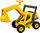Lodër eskavator KSM Toys Lena ECO, material bio, për kalamaj 2+