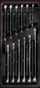 Set çelësash Pro-Line 58783, 12 pjesë, metalik