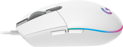Maus lojrash Logitech G203 LIGHTSYNC, 8000 DPI, RGB, i bardhë