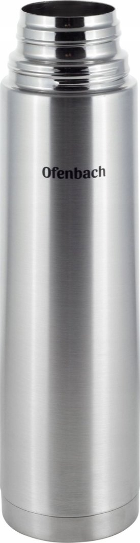 Termos Ofenbach 1.0L, çelik inox, izolim me vakum, argjendtë