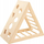 Loja ngjitëse për kalamaj Atmosphera Triangle Climbing Game, dru pishe, trekëndësh ngjitës, ngjyrë natyrale
