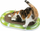 Dërrasë gërvishtëse për mace Catit Senses, ovale, karton, me catnip