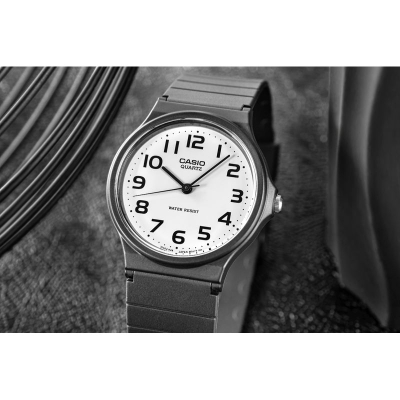 Orë dore Casio MQ-24-7B2LEG, quartz, plastike, e zezë