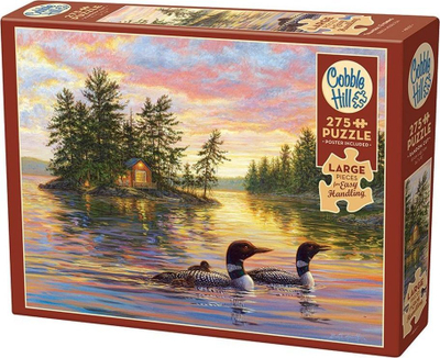 Puzzle Cobble Hill Tranquil Evening, copa të mëdhaja, 275 copa, 26.6 x 19.2"