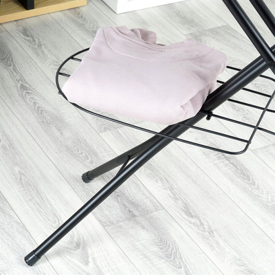 Deska hekurosje Comfortable, me mbajtëse hekuri, palosëse, gri