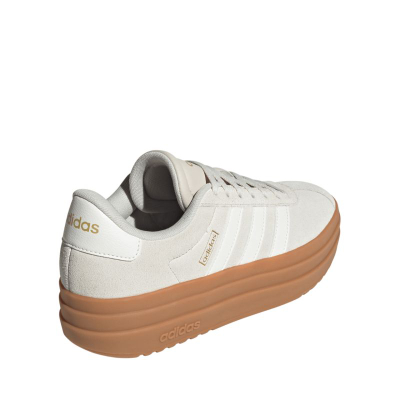 Atlete për goca Adidas VL Court Bold W JQ5633, lëkurë zamç natyrale, taban gome, të bardha