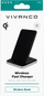 Karikues wireless Vivanco 61340, standard Qi, me bazë stand, i zi