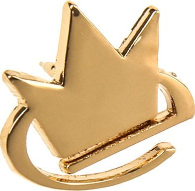 Pin dekorativ Caseking Crown 24k, logo Caseking, ngjyrë ari