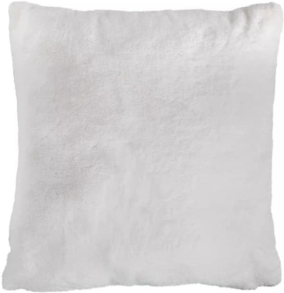 Jastëk dekorativ FUR PILLOW, 45x45 cm, me zinxhir, krem