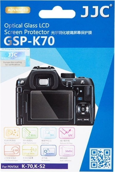Xham mbrojtës JJC GSP K70, për ekran kamere, xham optik, transparent