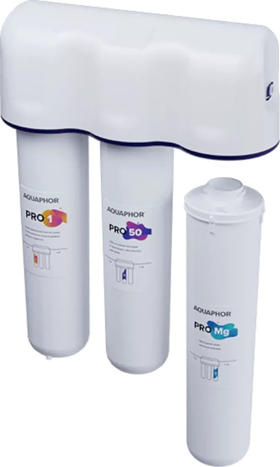 Филтер за вода под мијалник Aquaphor Osmo Pro 50, обратна осмоза, минерализатор, бел