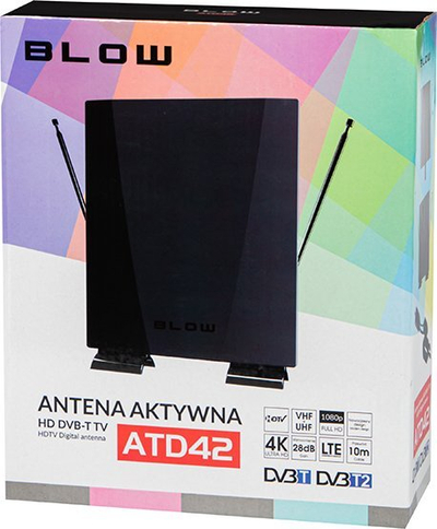 Телевизиска антена Blow DVB-T ATD42, активна, со LTE филтер