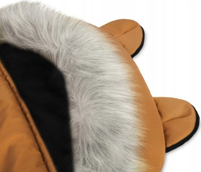 Qese dimërore për karrocë Sensillo Camel Stroller Cradle, material poliester rezistent ndaj ujit, mbushje anti alergjike, bezhë