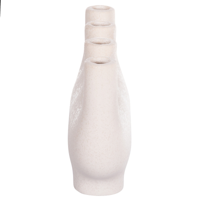 Dekor tavoline qeramike Mani 21x6x13Hcm (HM4641.01), bardhë