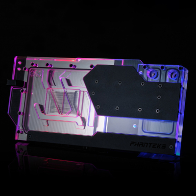 Bllok uji GPU Phanteks Glacier G40 ASUS, për RTX 4090 ROG STRIX TUF, bakër nikeli, akrilik transparent