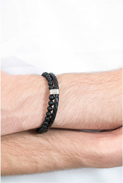 Fossil Vintage Casual Мулти-Нишка Машка Нараквица JF02763040, Црна