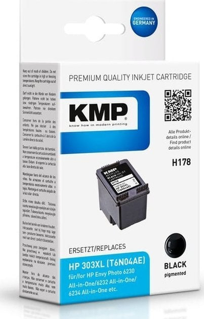 Kartushë printeri KMP HP 303XL, kompatibil, i zi