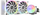 Ftohës procesori Alpenfohn Gletscherwasser 240 Cooling Water, 240 mm, 1600 rpm, i bardhë