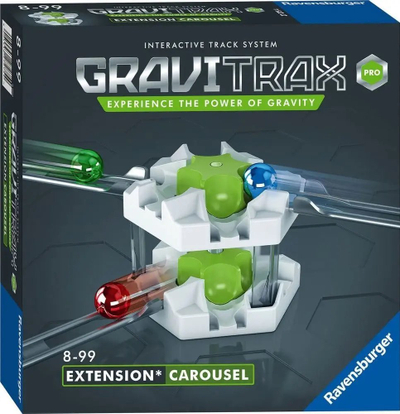 Aksesor pistë mermeri Ravensburger GraviTrax PRO Carousel, pjesë zgjerimi, për mosha 8+