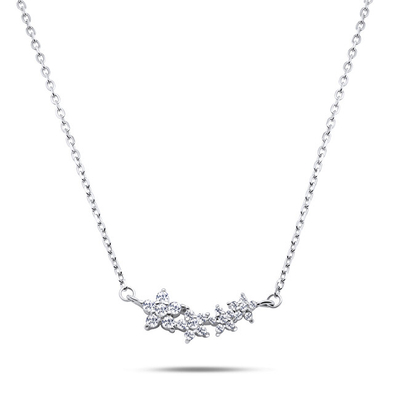 Qafore Brilio Silver Flowers NCL02W