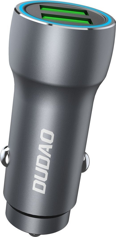 Karikues makine Dudao R4 Plus, 2x USB 3A 18W, 120W, gri metalik