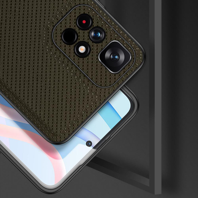 Mbulesë telefoni Dux Ducis Fino për Xiaomi Poco M4 Pro 5G, material najloni, e gjelbër