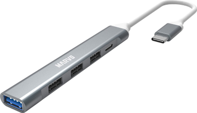 Hub USB Marvo UH008, 5 porta, USB 3.0, trup metalik