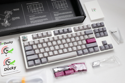 Tastierë Ducky One 3 Mist, Cherry MX Red, US