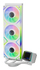 Ftohës ujor CPU XPG Levante II 360, radiator 360mm, RGB, i bardhë
