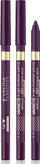 Laps sysh xhel Eveline Variete Gel Eye Pencil Aubergine 10, rezistent ndaj ujit, lejla e errët