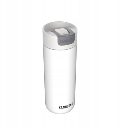 Gotë termike Kambukka Olympus, 500 ml, çelik inox, e bardhë