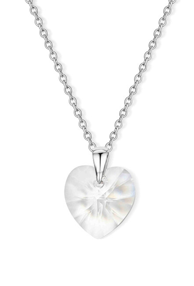 Qafore për femra CRYSTalp Lovely Heart 3048.CAB.R, 42cm, e argjendtë/transparente