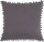 Jastëk dekorativ Domoletti PONPON 340, 45x45 cm, gri