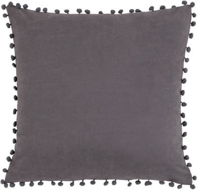 Jastëk dekorativ Domoletti PONPON 340, 45x45 cm, gri