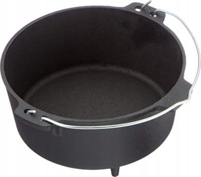 Tenxhere gize Fallen Fruits Dutch Oven, për gatim të ngadalshëm, për kamping dhe zjarr të hapur, e zezë