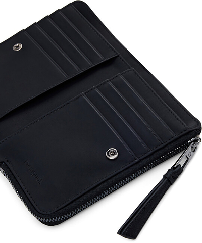 Kuletë për femra Desigual Embro Patch Emma Black, e zezë