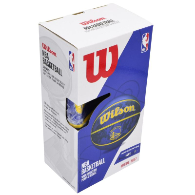 Top basketbolli Wilson NBA LA Lakers, madhësia 7, me pompë, lejla me të verdhë