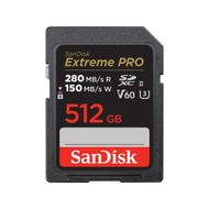 Kartë memorije SanDisk Extreme PRO SDXC, 512GB, UHS-II, e zezë