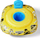 Седиште за пливање за бебиња Infant Learn to Swim Character Seat, 12-24 месеци, PVC, жолта