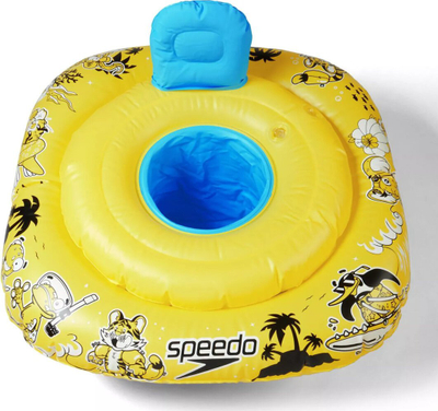 Седиште за пливање за бебиња Infant Learn to Swim Character Seat, 12-24 месеци, PVC, жолта