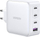 Karikues muri Ugreen 100W GaN, 3x USB C, USB A, i bardhë