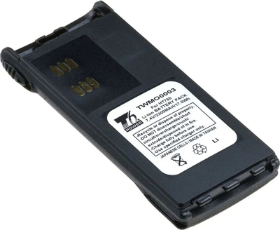 Bateri radio T6 Power TWM00003, Li-Ion 2300mAh, për Motorola GP320 GP340 GP360 GP380, e zezë